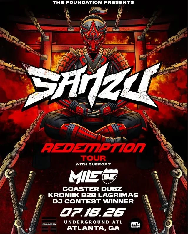 Sanzu at Underground Atlanta Saturday, Jul 18, 2026 — Atlanta EDM